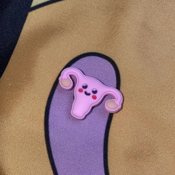 💖 Girl Power Ovaries and Uterus Crocs Charm - Picture 2 of 4